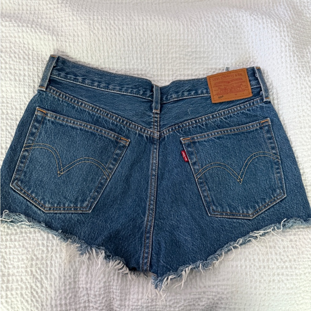 Levi's Women's Blue Denim Shorts